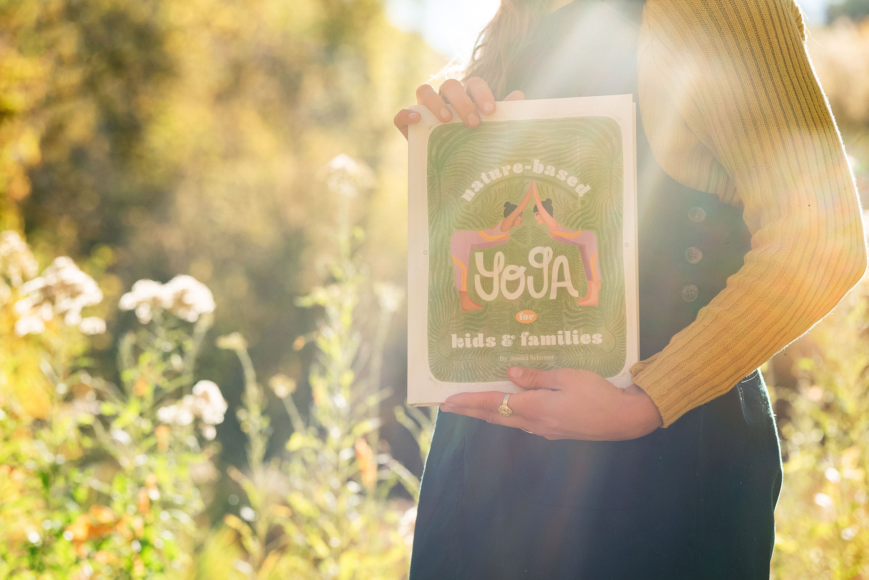 A book included for every trainee: "Nature-Based Yoga for Kids and Families"